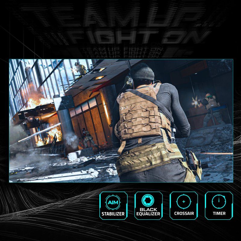 GIGABYTE GS25F2 Écran Gaming 25" FHD - 1920 x 1080, 200Hz, 1ms, 300 cd/m², Display HDR 10, HDMI 2.0, DisplayPort 1.4