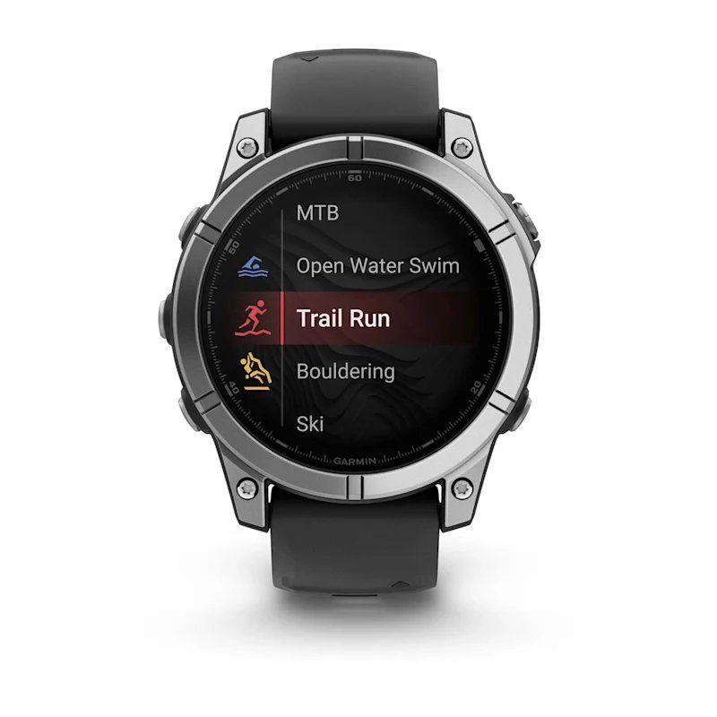 Garmin Fenix E 3,3 cm (1.3") AMOLED 47 mm Numérique 454 x 454 pixels Écran tactile Acier inoxydable Wifi GPS