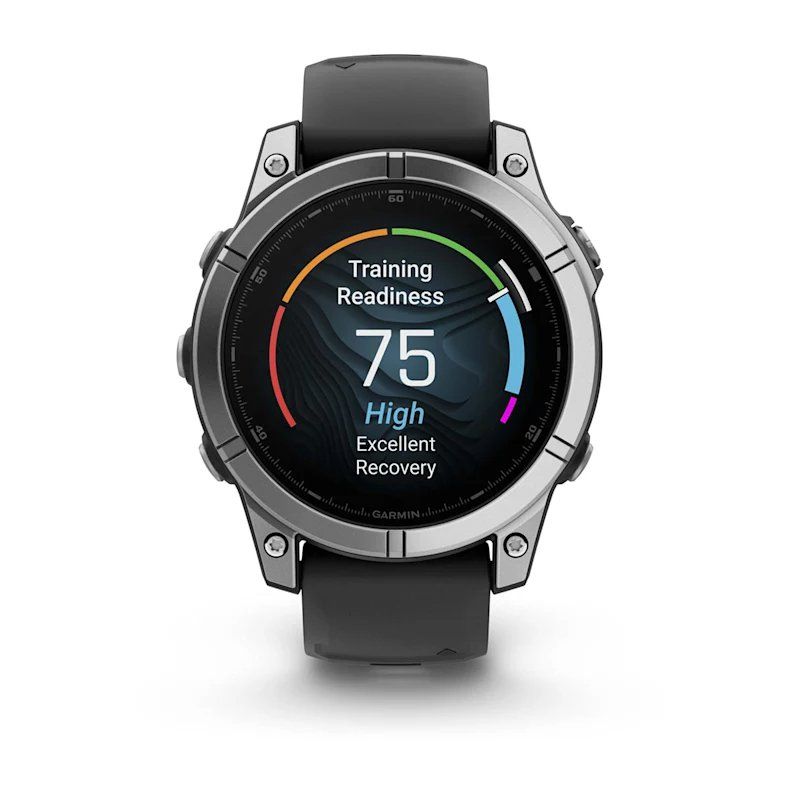Garmin Fenix E 3,3 cm (1.3") AMOLED 47 mm Numérique 454 x 454 pixels Écran tactile Acier inoxydable Wifi GPS