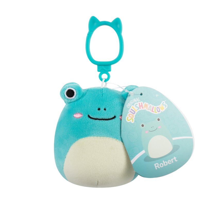 Squishmallows - 9 cm - Clip On - Robert Frog