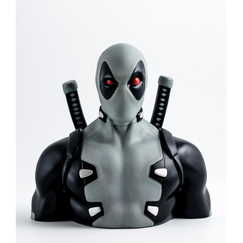 MARVEL - Tirelire Boite Blister - Deadpool X-Force Version Bust 20 cm