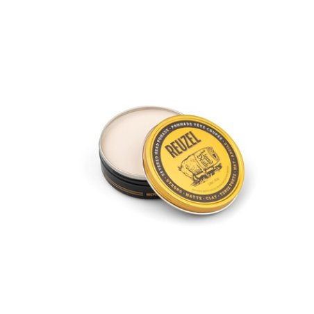 REUZEL and Liquid Death Severed Head Clay Pomade Strong All Day Hold Water Soluble No Shine Non-Greasy Formula Easy To