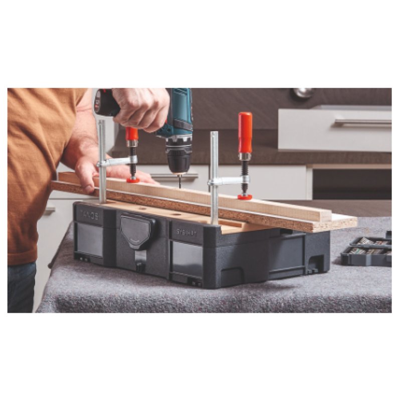 BESSEY STC-S-MFT serre-joints Serre-joint à genouillère Noir, Rouge, Argent, Bois