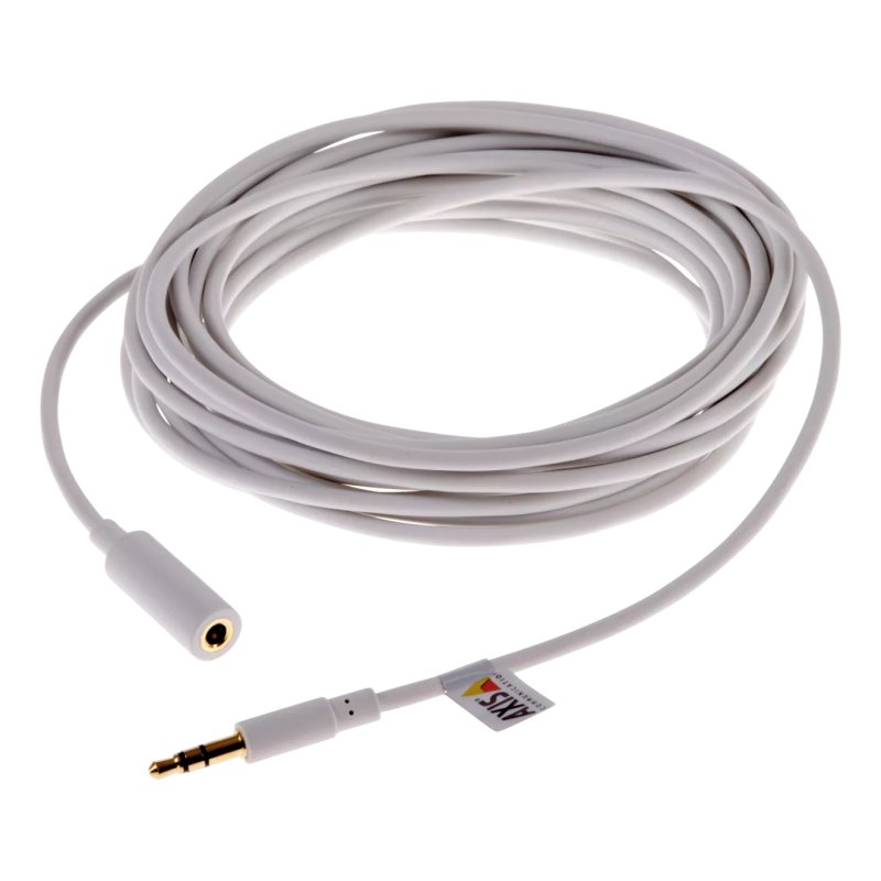 Axis 01589-001 audio cable 5 m 3.5mm White