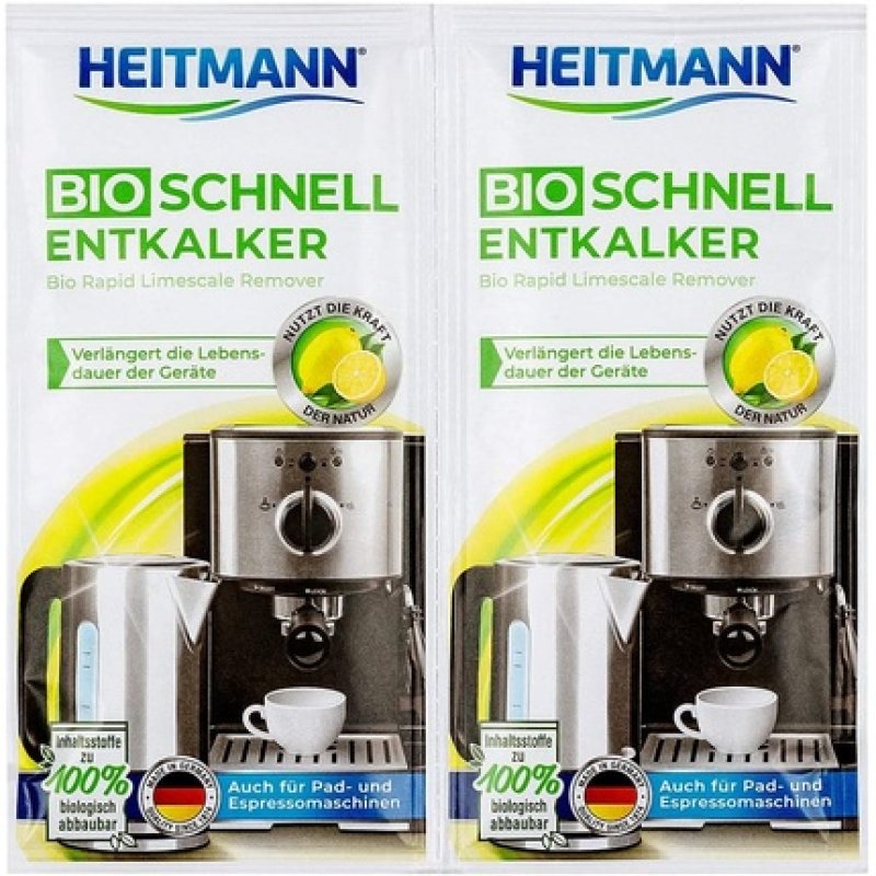 Heitmann Organic Quick Descaler 25g - Pack of 2