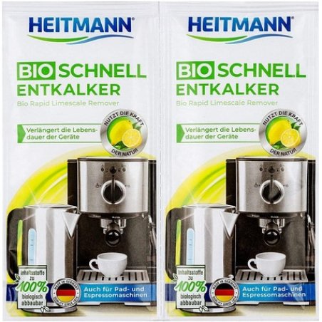 Heitmann Organic Quick Descaler 25g - Pack of 2