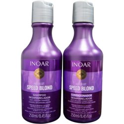 Inoar Professional Absolut Speed Blond Shampoo & Conditioner 250ml 8.45oz