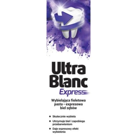 UltraBlanc Express Whitening Violet Toothpaste Prevents Discolorations 75ml