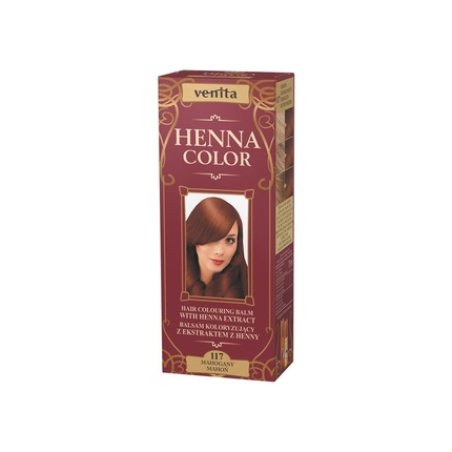 Venita Henna Color Hair Dye 117 Mahogany 75ml