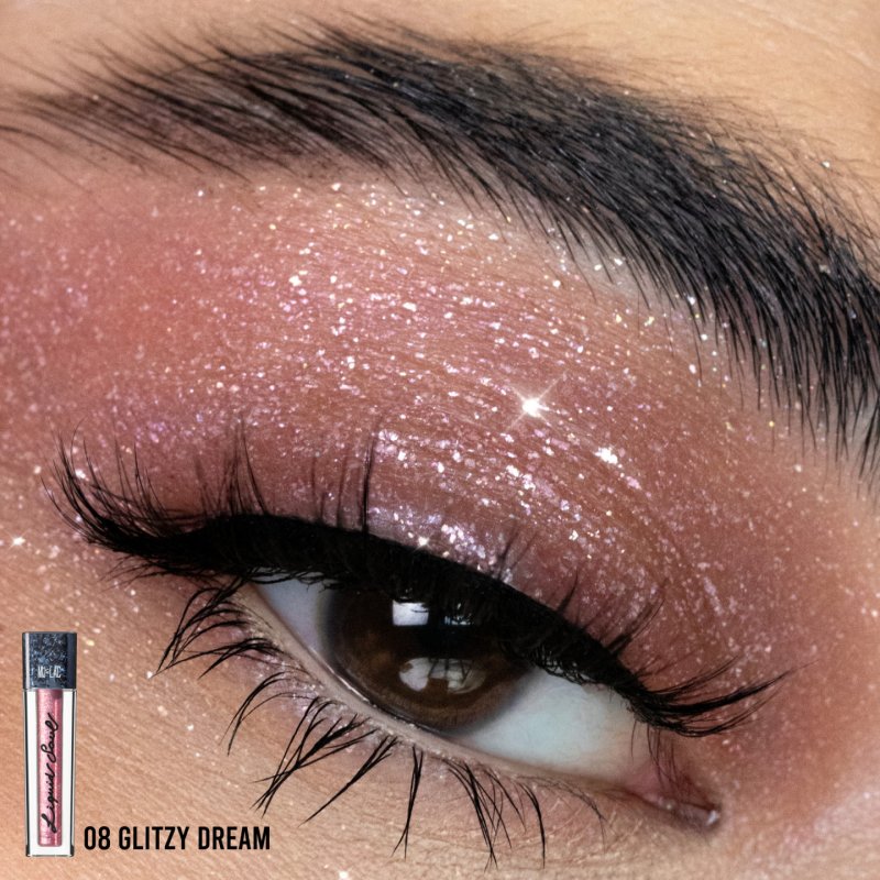 Mulac Cosmetics Liquid Soul Face Eyes Lips All Over Liquid Pigment 08 Glitzy Dream