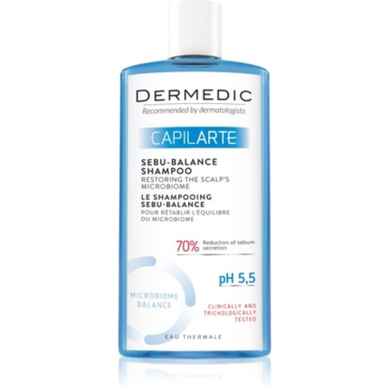Dermedic Capilarte Deep Cleansing Shampoo 300 ml - for Oily Scalp