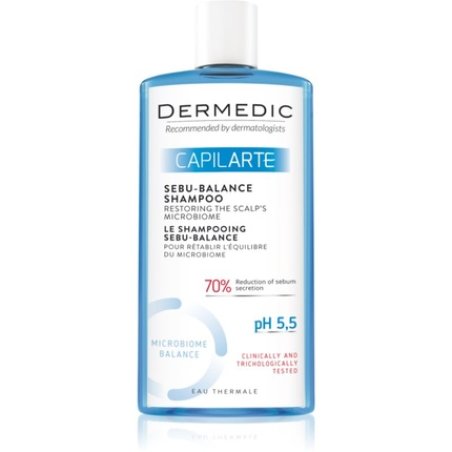 Dermedic Capilarte Deep Cleansing Shampoo 300 ml - for Oily Scalp