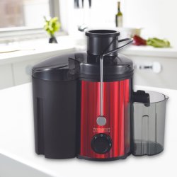 Royalty Line RL-PJ19001RD: 15L Stainless Steel Juice Extractor - 700W - Red
