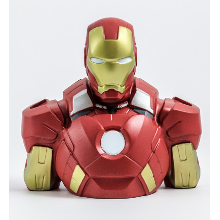 MARVEL - Tirelire Boite Blister - Iron Man Bust 20 cm