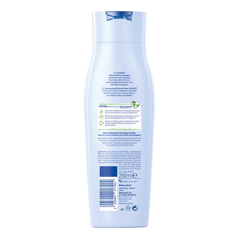 Nivea Diamond Shine Mild Shampoo 250ml