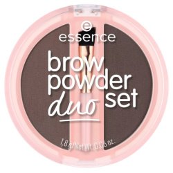 Essence Brow Powder Duo Set Eyebrow Powder 03 Dark 1.8g