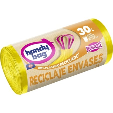 Albal Handy Bag Garbage Bags Yellow 30L Pack of 15