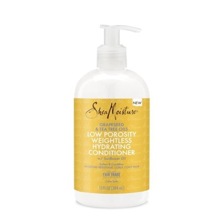 SheaMoisture Low Porosity Weightless Hydrating Conditioner for Curly Coily Hair 13 fl oz