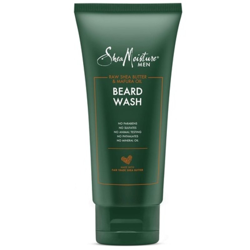 Shea Moisture Men's Beard Wash with Premium Ingredients Maracuja Oil and Shea Butter 170ml 6 Ounces