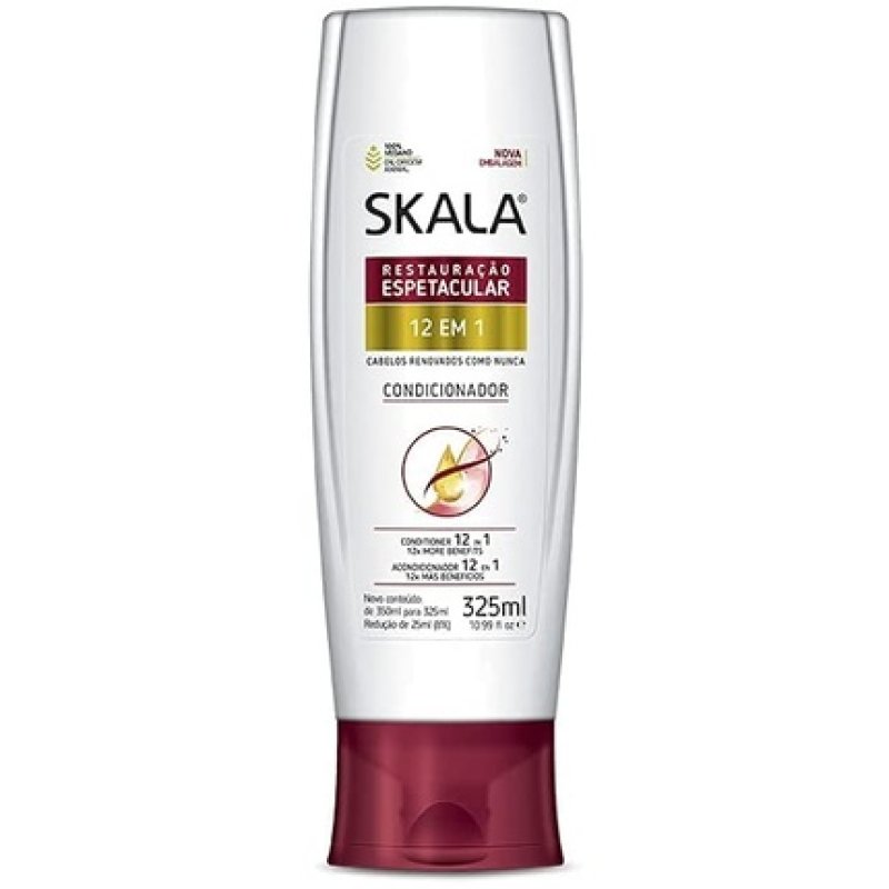 Skala Conditioner 12 Em 1 325 Ml 16387, Black, Standard