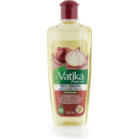 Vatika Naturals Red Onion Hair Oil 200ml Enriched with Rosemary and Olive Oil 100% Natural Extract Anti Hair Fall Oil