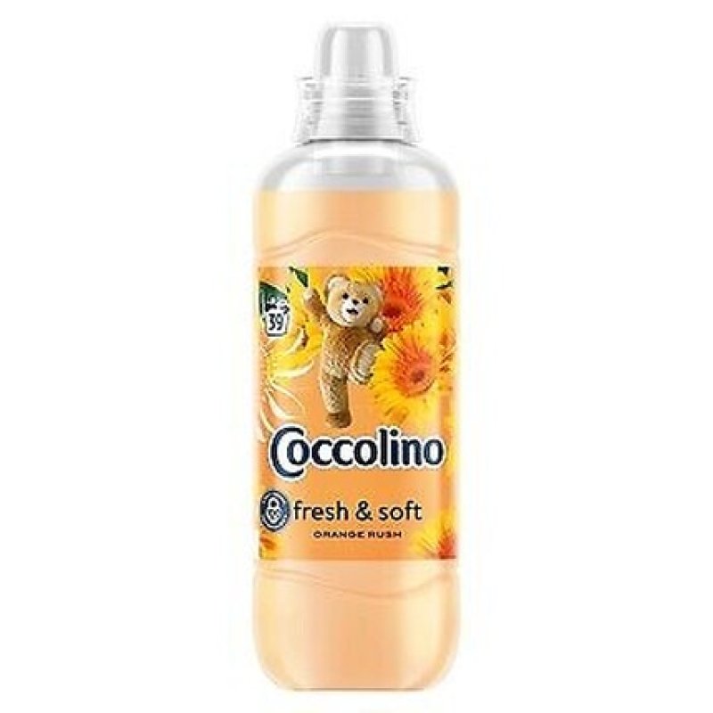 Coccolino Orange Rush Fabric Softener with Orange Blossom Scent 975ml