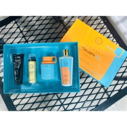 Set Armaf Odyssey Mandarine Sky Edp 100ml Perfume Body Spray 50ml Shower Gel 100ml Shampoo 100ml
