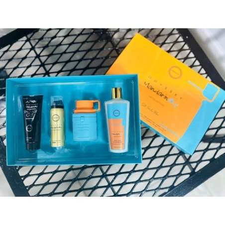 Set Armaf Odyssey Mandarine Sky Edp 100ml Perfume Body Spray 50ml Shower Gel 100ml Shampoo 100ml