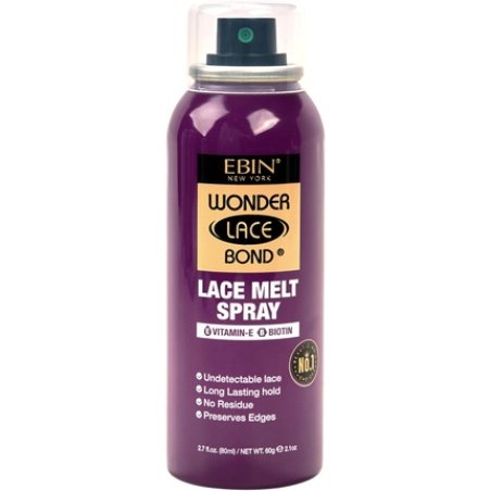 EBIN Wonder Lace Bond Lace Melt Aerosol Spray 80ml with Vitamin E