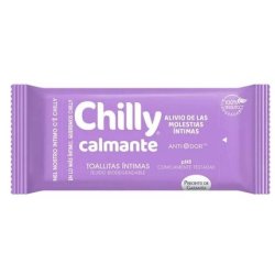 Chilly Intimate Hygiene Wipes Pocket Soothing Anti-Odor Ph 5 Pack Of 12 Units