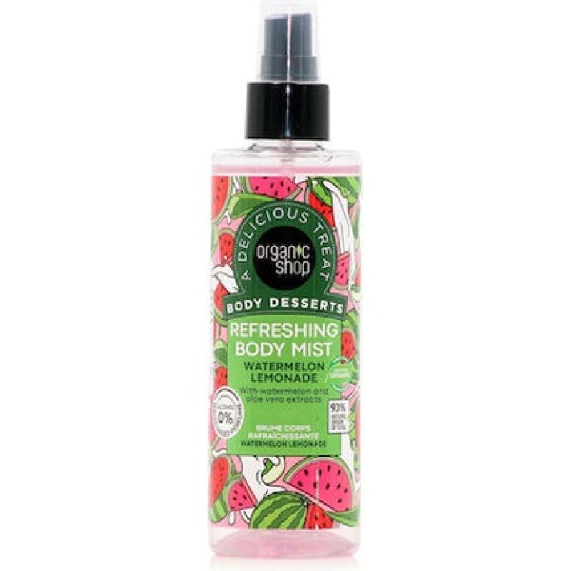 Natura Siberica Organic Shop Body Desserts Watermelon Lemonade Body Mist - 200ml