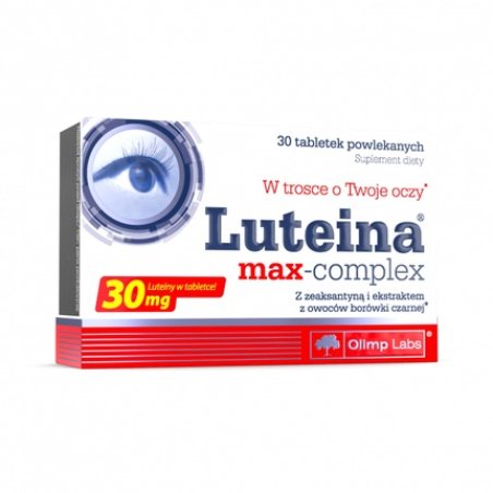 Olimp Labs Luteina Max Complex Dietary Supplement 30 Tablets