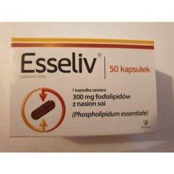 Esseliv Phospholipid Anti Liver Disease and Gallbladder Herbal Supplement 50 Capsules