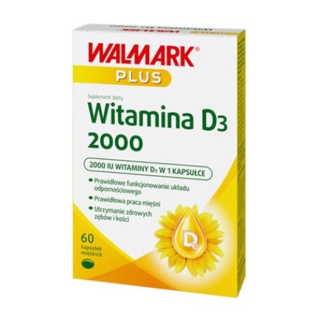 8596024021623 Plus Vitamin D3 2000 Dietary Supplement 60 Capsules