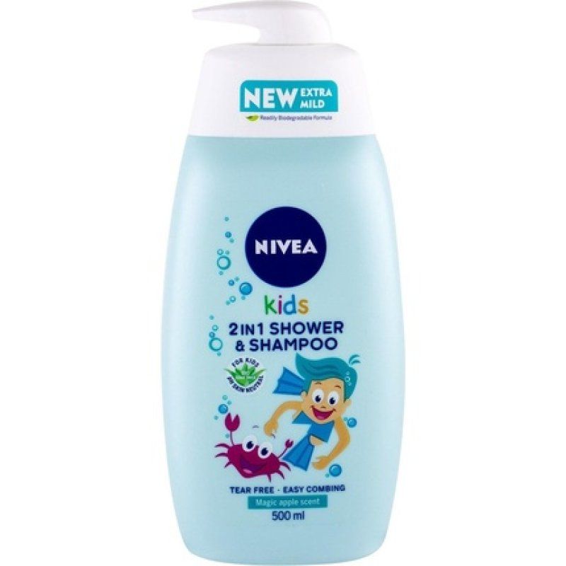 Nivea - 2 In Shower & Shampoo Magic Apple Scent 500ml