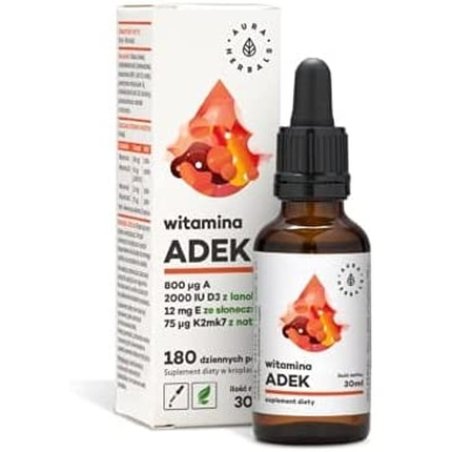 AURA HERBALS ADEK Vitamin Supplement 30ml - 180 Servings
