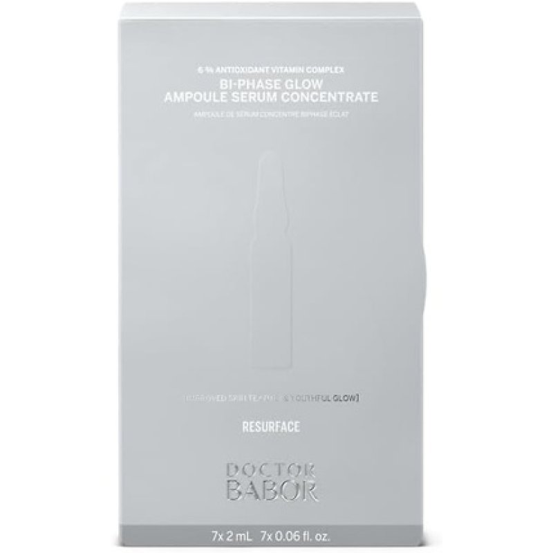 Doctor Babor Bi-Phase Glow Ampoules Anti-Wrinkle Facial Serum for Dull Skin