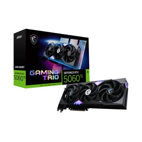 MSI GeForce RTX 5060 Ti 16G GAMING TRIO OC - 16GB GDDR7, HDMI, 3x DP