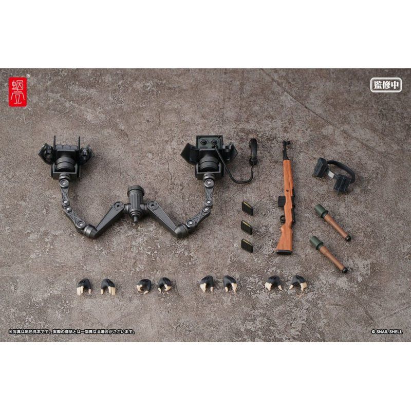 Original Character accessoires pour figurines 1/12 Optional Armament Parts Panzer Bunny Anneliese