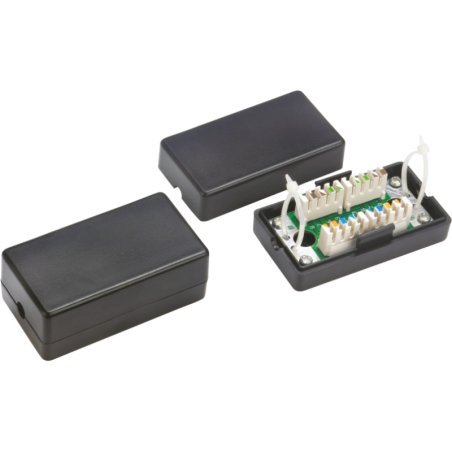 Alantec WTM06 network junction box Cat5e Black