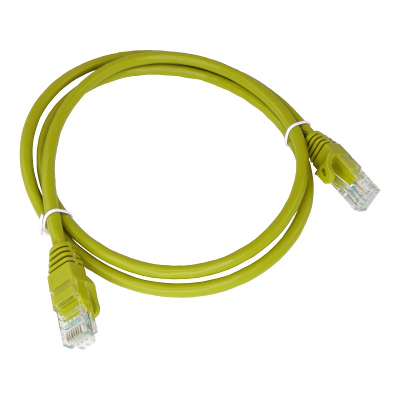 Alantec KKU5ZOL0.25 câble de réseau Jaune 0,25 m Cat5e U/UTP (UTP)