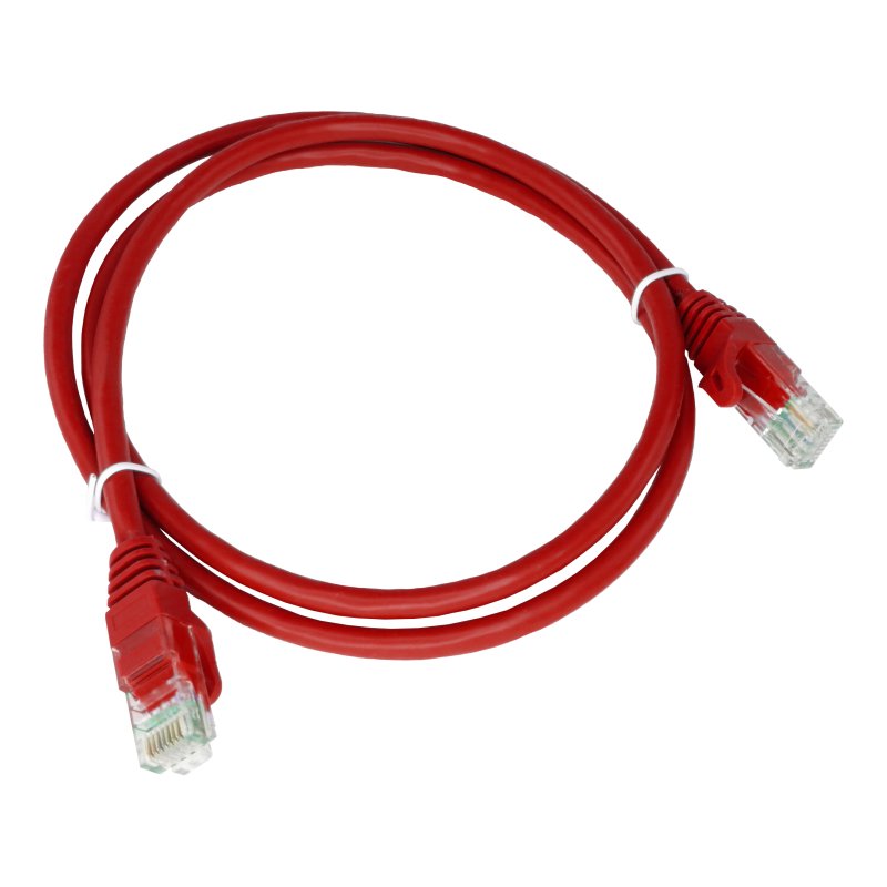Alantec KKU5CZA1 networking cable Red 0.25 m Cat5e U/UTP (UTP)