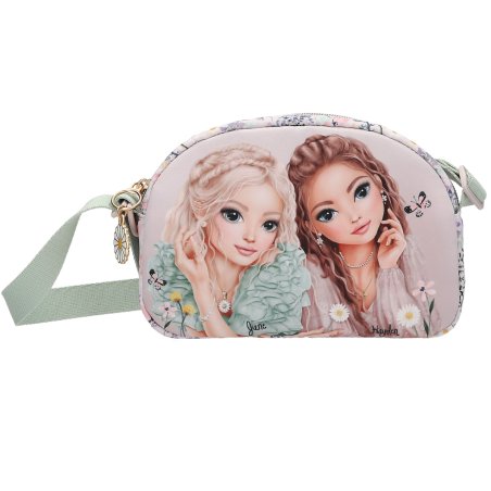 Topmodel - TOPModel Shoulder Bag SUMMER FEELING - Soft pink and sage green - Small (413312)