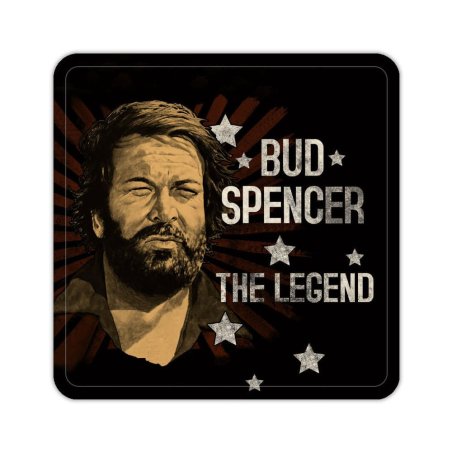 Bud Spencer Sous-verres en tôle The Legend 10 x 10 cm