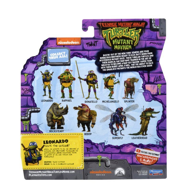 Teenage Mutant Ninja Turtles Movie Basic Figures Asst Wave 1