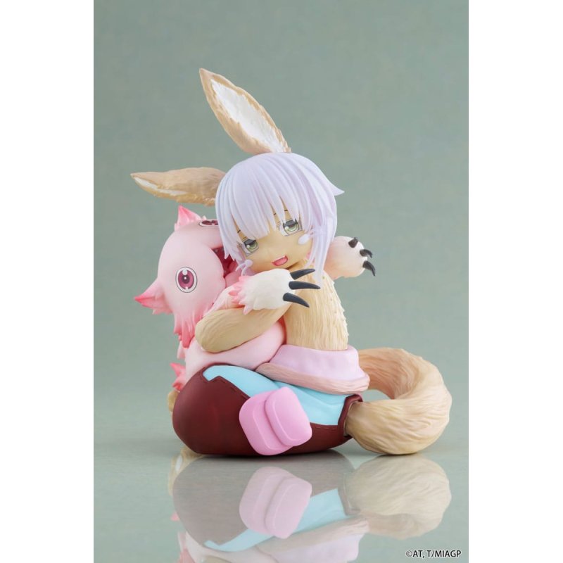 Made in Abyss: The Golden City of the Scorching Sun statuette PVC Desktop Cute Figure Nanachi & Mitty Reissue 13 cm