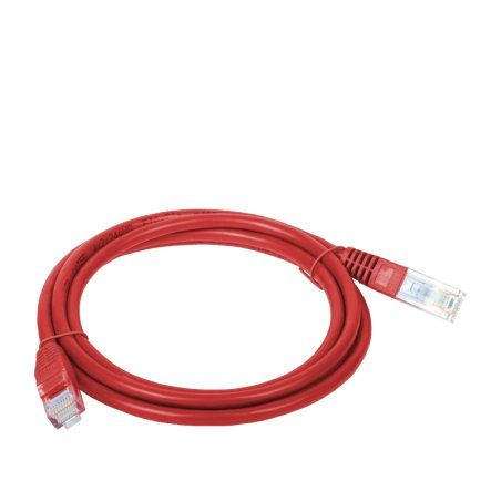 Alantec KKU5CZE1 câble de réseau Rouge 1 m Cat5e U/UTP (UTP)