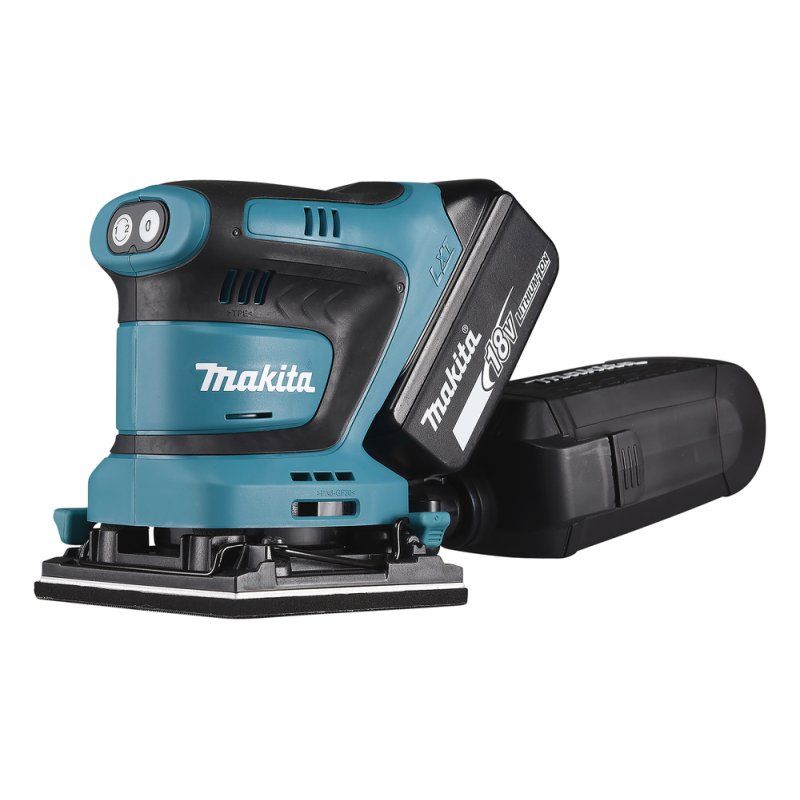 Makita DBO480Z ponceuse portative Ponceuse orbitale aléatoire 14000 OPM Noir, Bleu 210 W