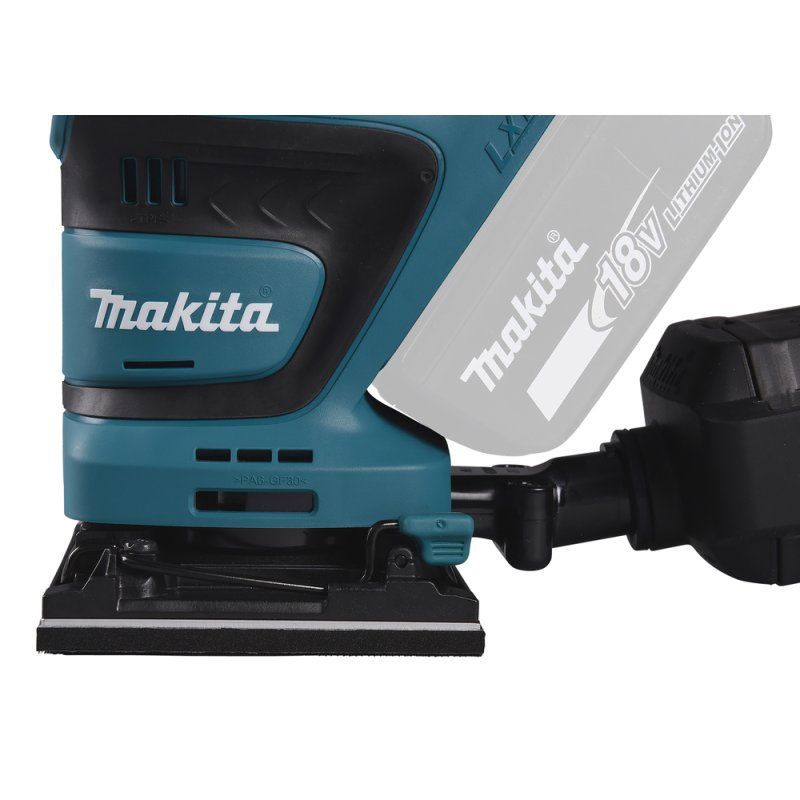 Makita DBO480Z ponceuse portative Ponceuse orbitale aléatoire 14000 OPM Noir, Bleu 210 W