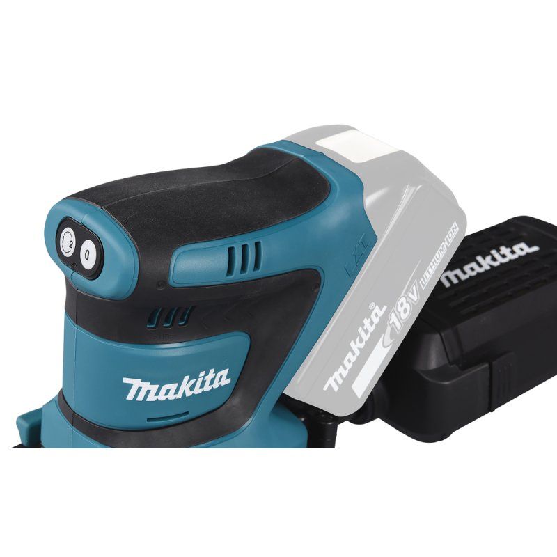 Makita DBO480Z ponceuse portative Ponceuse orbitale aléatoire 14000 OPM Noir, Bleu 210 W